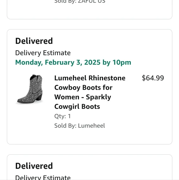 Studded Black Ankle Boots - Picture 8 of 8